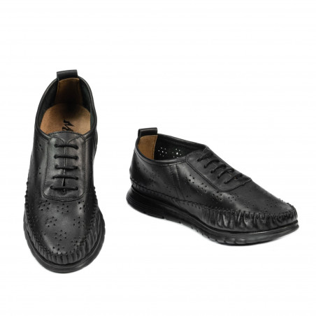 Damen-Mokassins 6061 schwarz
