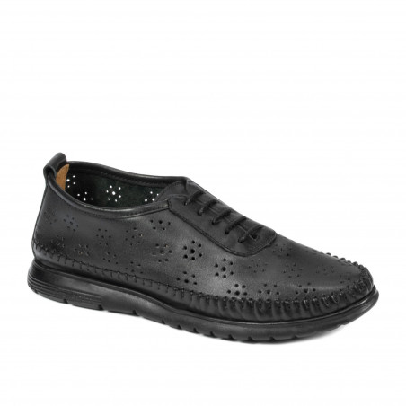 Damen-Mokassins 6061 schwarz