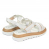 Damensandalen 5092 kombiniert weiß