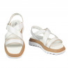 Damensandalen 5092 kombiniert weiß