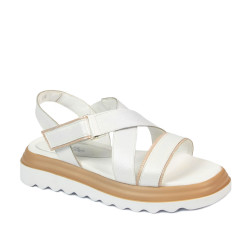 Damensandalen 5092 kombiniert weiß