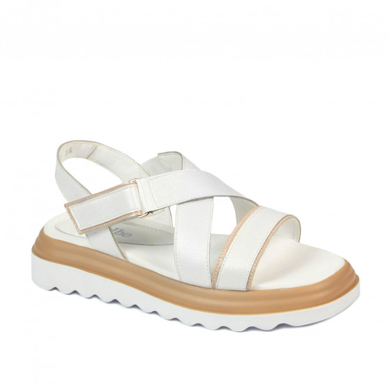 Damensandalen 5092 kombiniert weiß Damensandalen 5092 kombiniert weiß