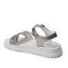 Damensandalen 5096 silber