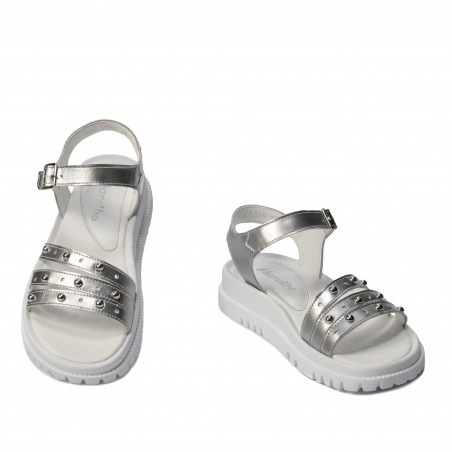 Damensandalen 5096 silber