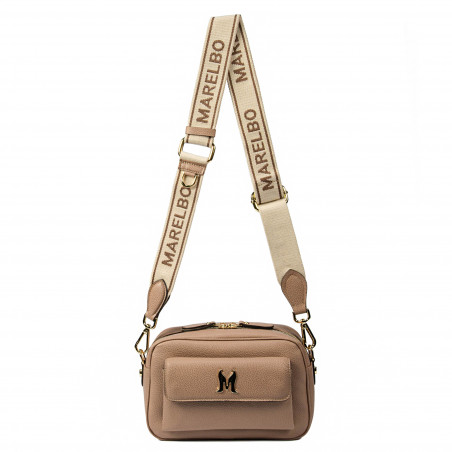 Damentasche Schultertasche 006g Capuccino