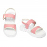 Damensandalen 5094 rosa kombiniert