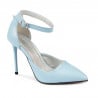 Elegante Damenschuhe 1296 Blau
