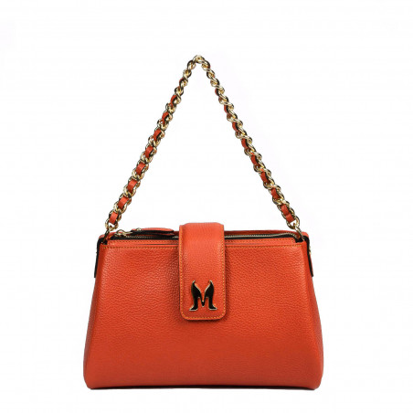Damenschultertasche 003g 01 orange