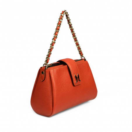 Damenschultertasche 003g 01 orange