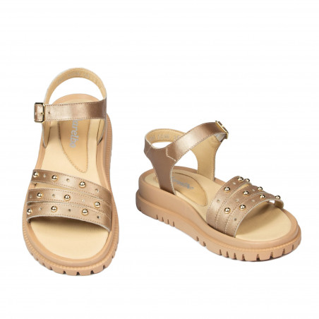 Damen Sandalen 5096 kupferfarben