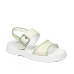 Damensandalen 5094 beige kombiniert