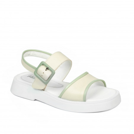 Damensandalen 5094 beige kombiniert