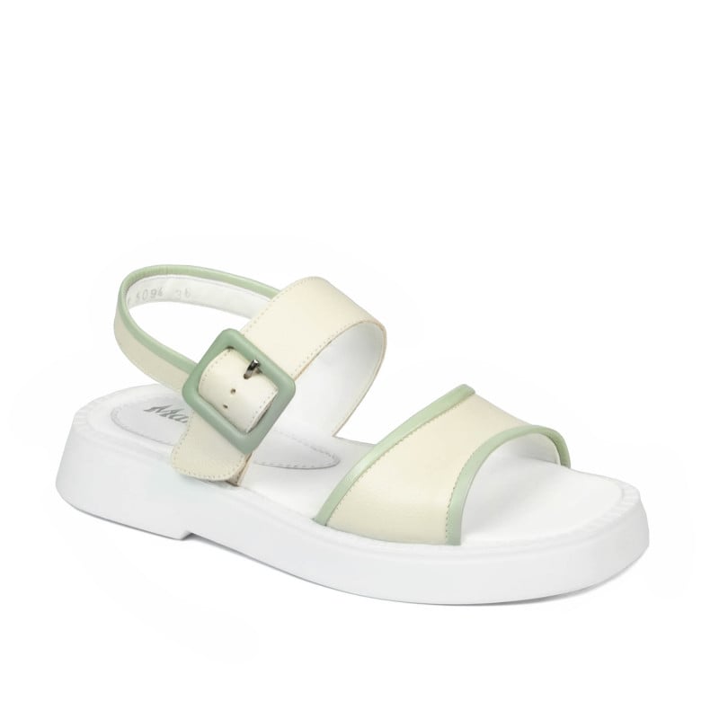 Damensandalen 5094 beige kombiniert