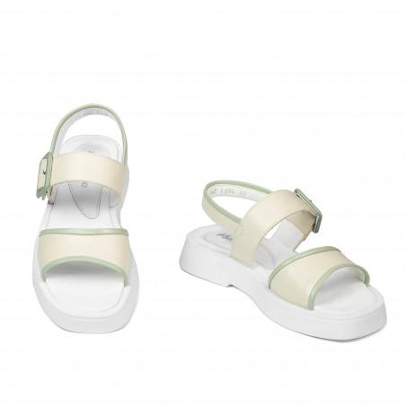 Damensandalen 5094 beige kombiniert