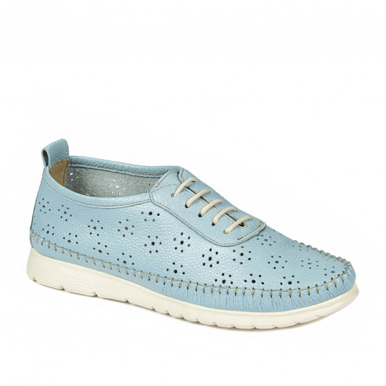 Damen Mokassins 6061 Blau Damen Mokassins 6061 Blau
