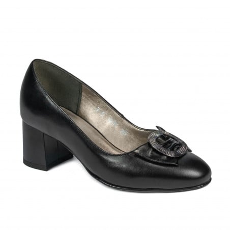 Elegante Damenschuhe 1274-1 schwarz