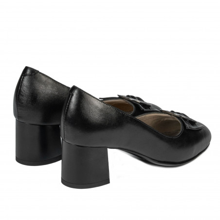 Elegante Damenschuhe 1274-1 schwarz