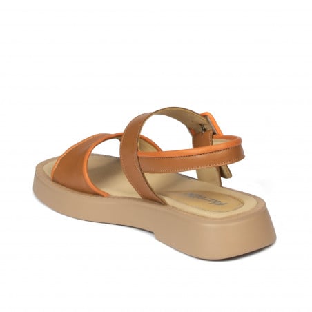 Damensandalen 5094 Braun kombiniert