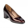 Elegante Damenschuhe 1268 Lack Bordeaux01