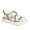 Damensandalen 5100 gold kombiniert