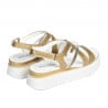 Damensandalen 5100 gold kombiniert