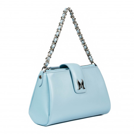 Damentasche Schultertasche 003g Babyblau