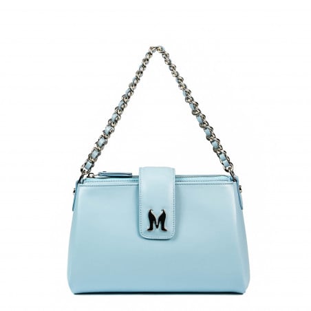 Damentasche Schultertasche 003g Babyblau