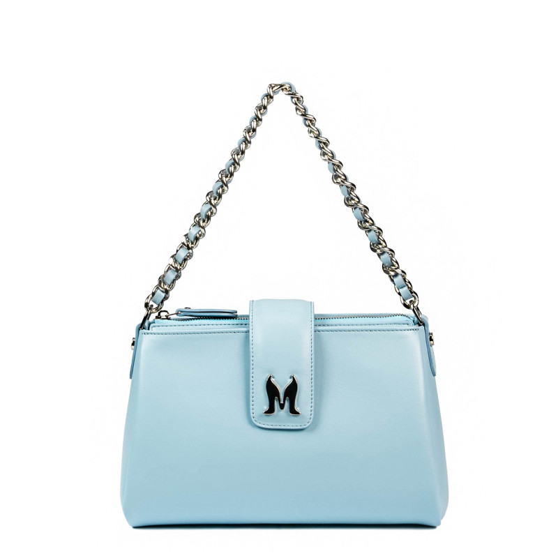 Damentasche Schultertasche 003g Babyblau
