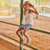 Kinder Sandalen 539 Weiß kombiniert