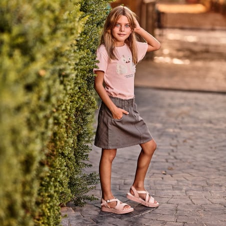 Kindersandalen 540 Puderfarbe lifestyle