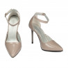 Elegante Damenschuhe 1296 Lack Cappuccino