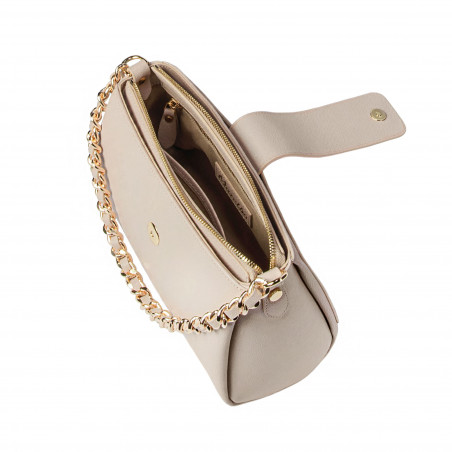 Damenumhängetasche 003g 01 beige