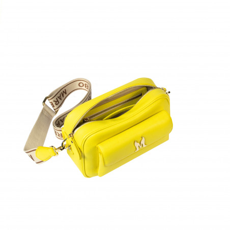 Damentasche Schultertasche 006g gelb