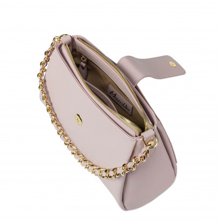 Damentasche zum Umhängen 003g lila rosa