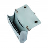 Damentasche Schultertasche 008g blau Kaviar