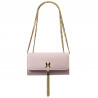 Damentasche Schultertasche 008g rosa lila Kaviar