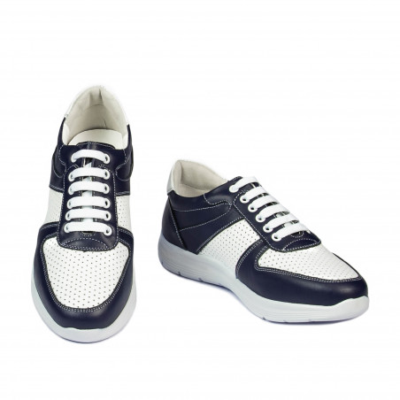 Jugendsportschuhe 384 indigo kombiniert