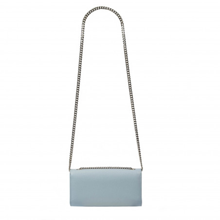 Damentasche Schultertasche 008g blau Kaviar