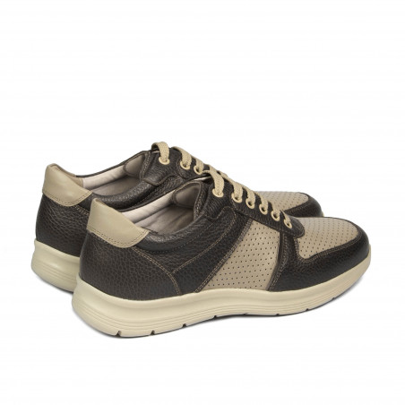 Jugendsportschuhe 384 kaki kombiniert