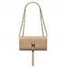 Damentasche Schultertasche 008g Croco Beige