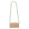 Damentasche Schultertasche 008g Croco Beige