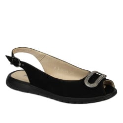 Damensandalen 5101 schwarzes Bufo