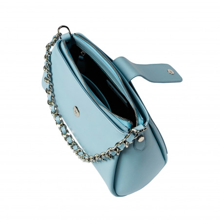 Damentasche Schultertasche 003g Babyblau