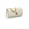 Damenhandtasche zum Umhängen 012g Beige Latte Kaviar