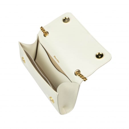 Damenhandtasche zum Umhängen 012g Beige Latte Kaviar