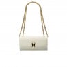 Damenhandtasche zum Umhängen 012g Beige Latte Kaviar