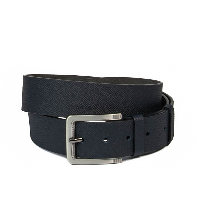 Herren-Gürtel 34b indigo gepresst