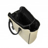 Damentasche Handtasche 002g 01 beige+schwarz
