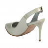 Damensandalen 1295 beige Latte