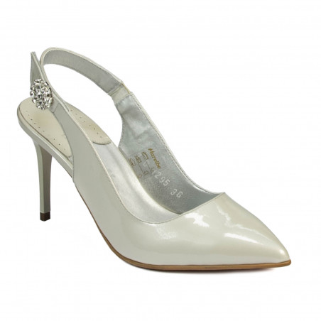 Damensandalen 1295 beige Latte